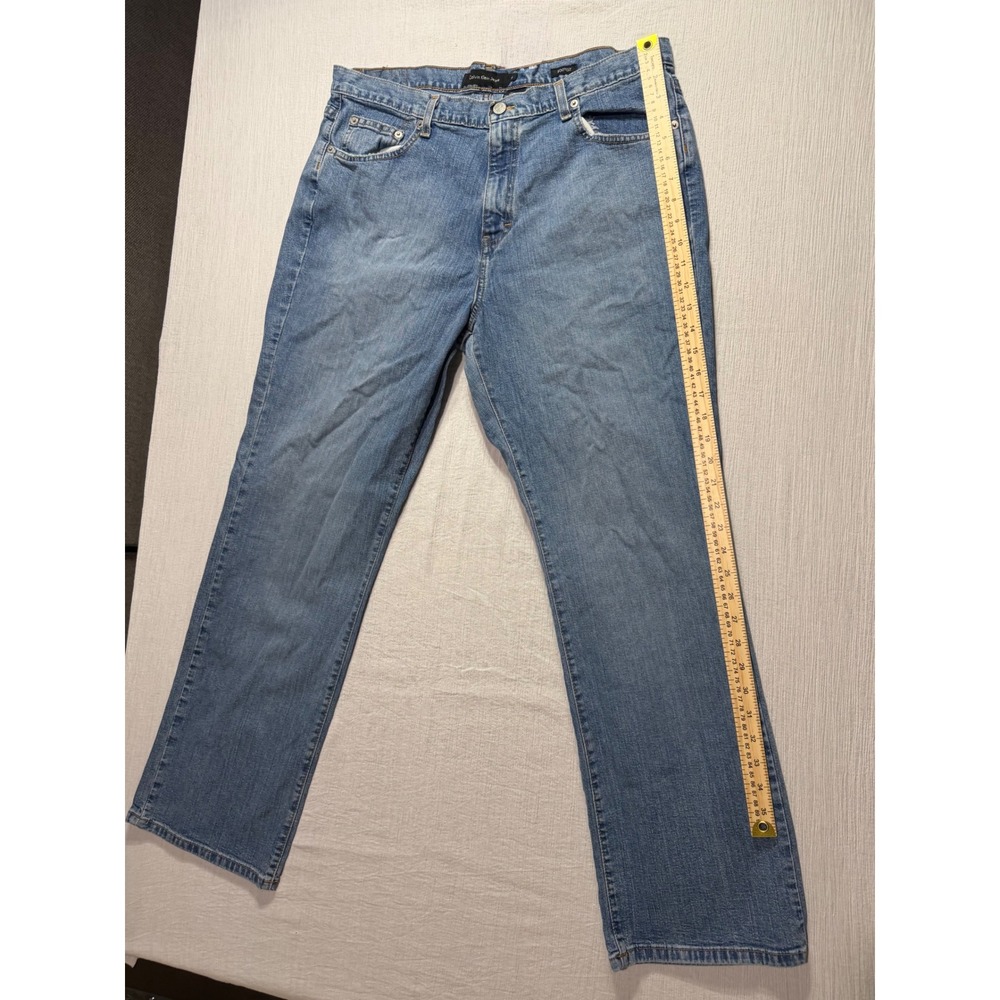 Calvin Klein Jeans Womens 16 Stretch Bootcut Light Vintage Denim Blue W394415